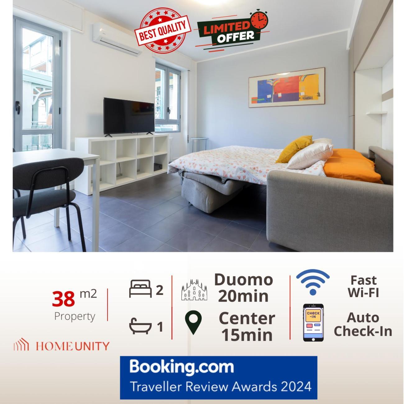 Apartamento 20Mins From Duomo - Renovated Apt Near City Center Milán Exterior foto